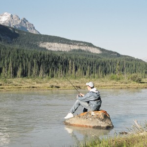 Fishing on The Athabasca River