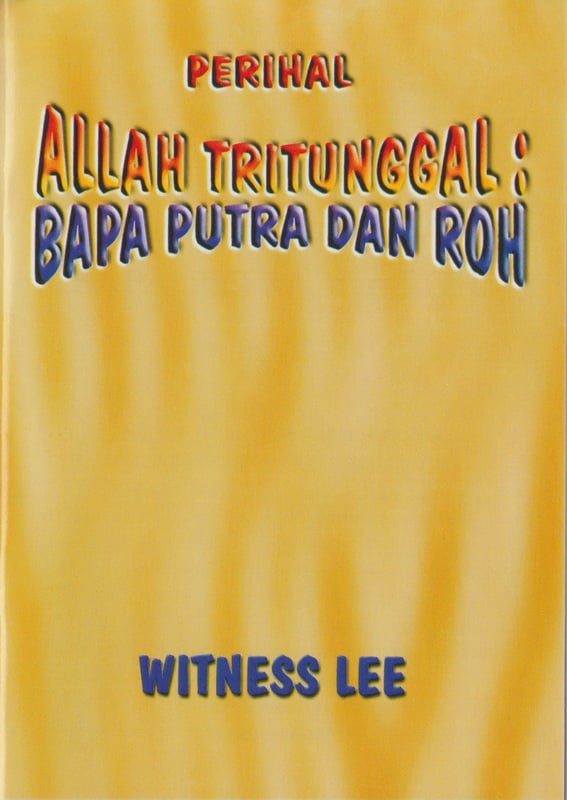 Perihal Allah Tritunggal