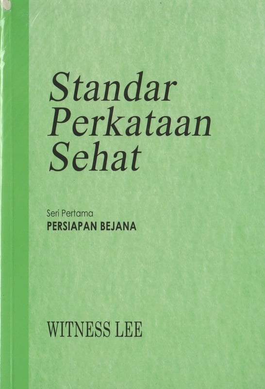 Standar Perkataan Sehat (1) : Persiapan Bejana